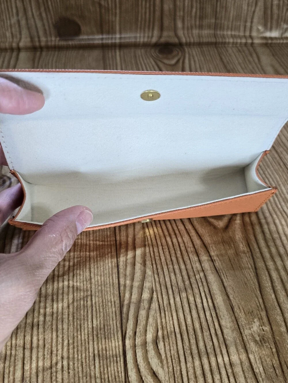 Tory Burch Burnt Orange Small‎ Eyeglass Case